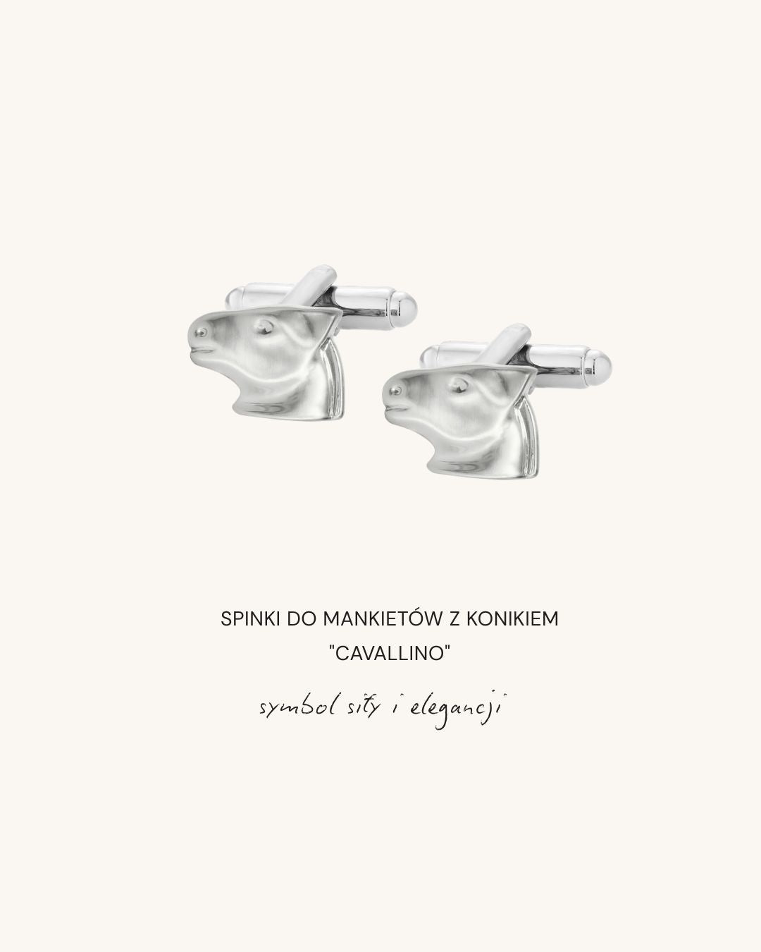 spinki do mankietów dla miłośników koni