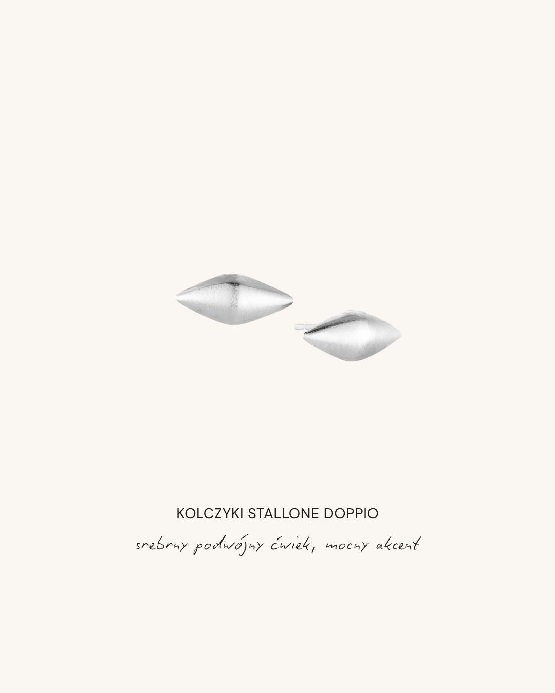 srebrne kolczyki_na_sztyfcie_w_ksztalcie_podw_jnych_wiek_w_STALLONE_marki_Beetles_minimalistyczna_bizuteria_geometryczna