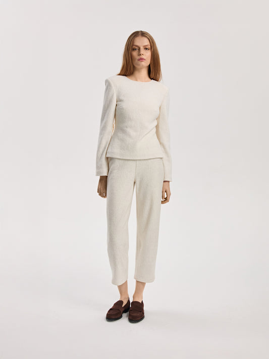 Bluzka z poduszkami z wełny parzonej