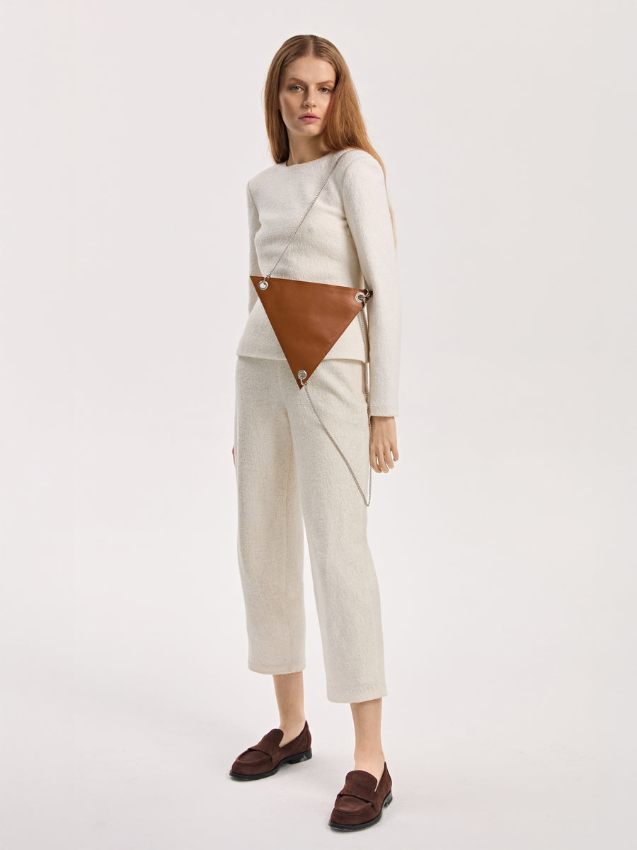 Bluzka z poduszkami z wełny parzonej