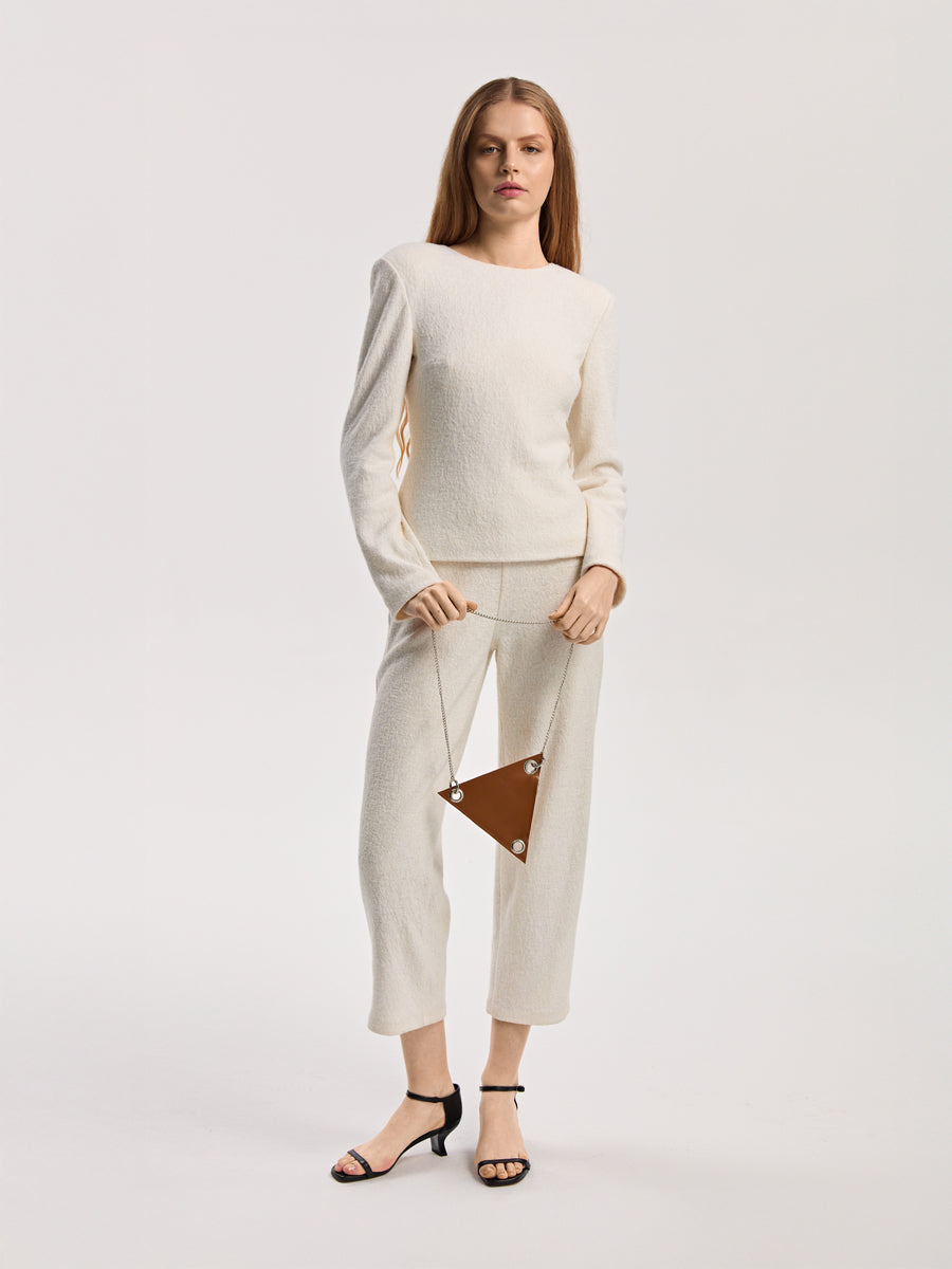 Bluzka z poduszkami z wełny parzonej