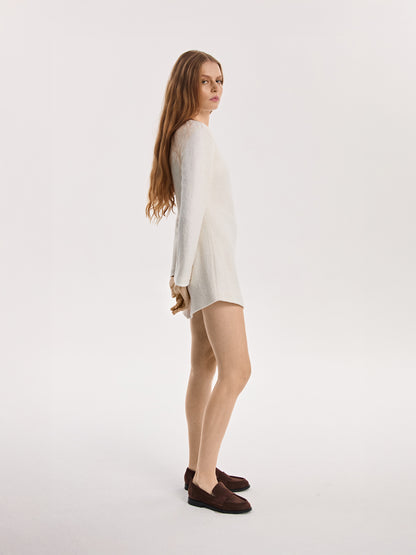 Sukienka trójkąt z poduszkami z wełny parzonej