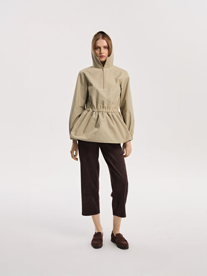 Kurtka anorak z falbaną Canvas