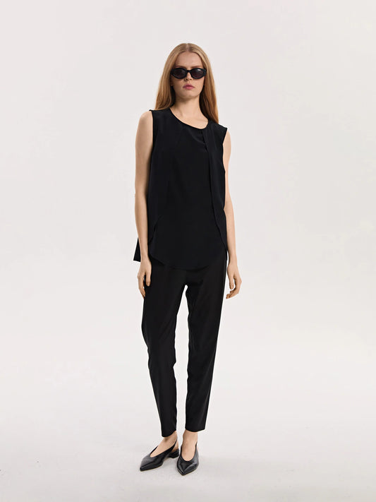 Simple silk trousers - the essence of comfort
