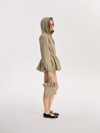 Mini torebka z falbaną Canvas