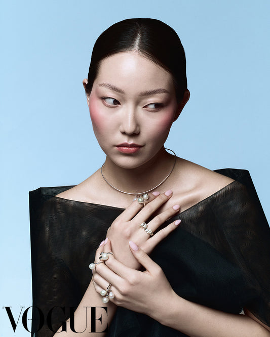 RAINSTORM 24K Gold-Plated Pearls Ring