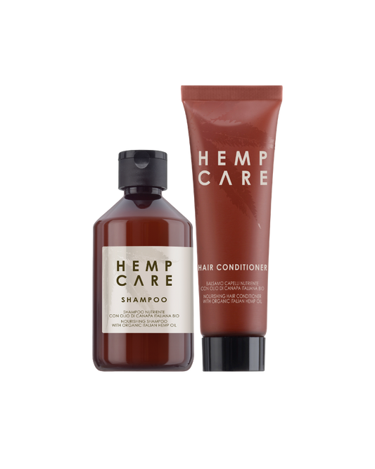 Hemp Care Szampon i Odżywka do włosów z olejem konopnym