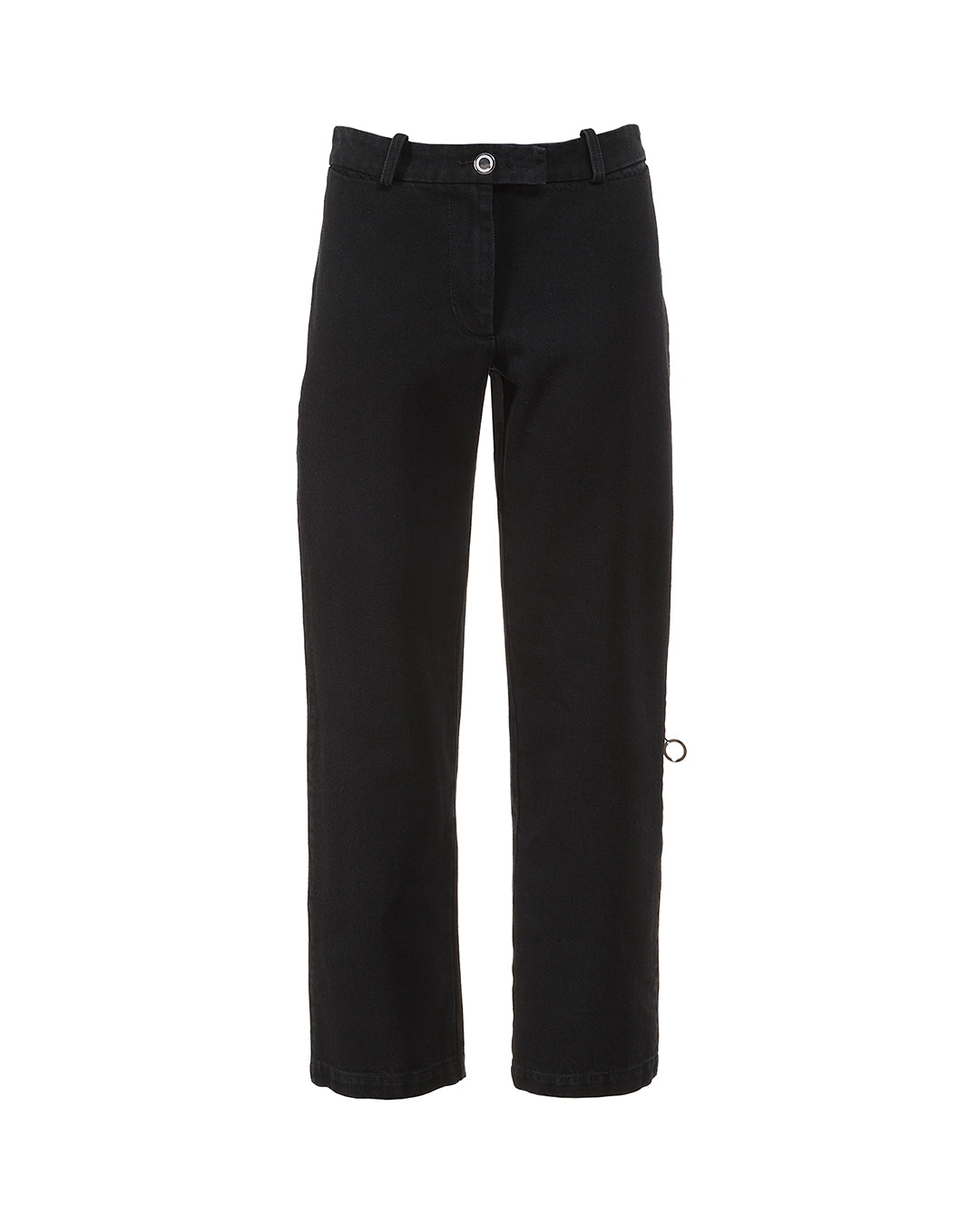LEO Noir Denim-Spodnie z prostą nogawką