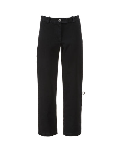 LEO Noir Denim-Spodnie z prostą nogawką