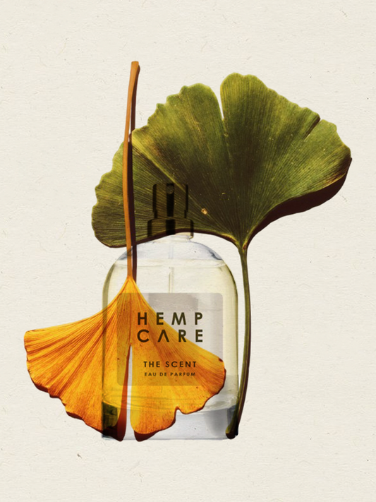 Perfumy-Hemp-Care-TheScent-flakon-z-liscmi-ginkgo-naturalny-zapach