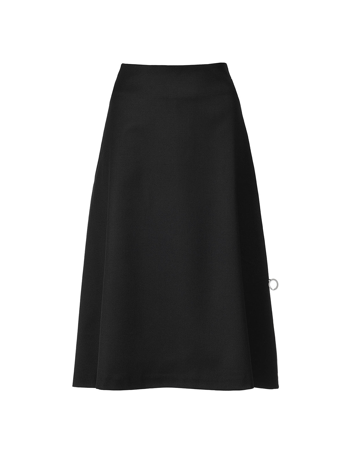 Daydreaming Black czarna wełniana spódnica na podszewce