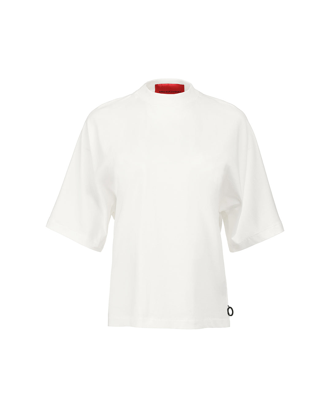 Mia Ivoire bawełniany T-shirt z kimonowym rękawem