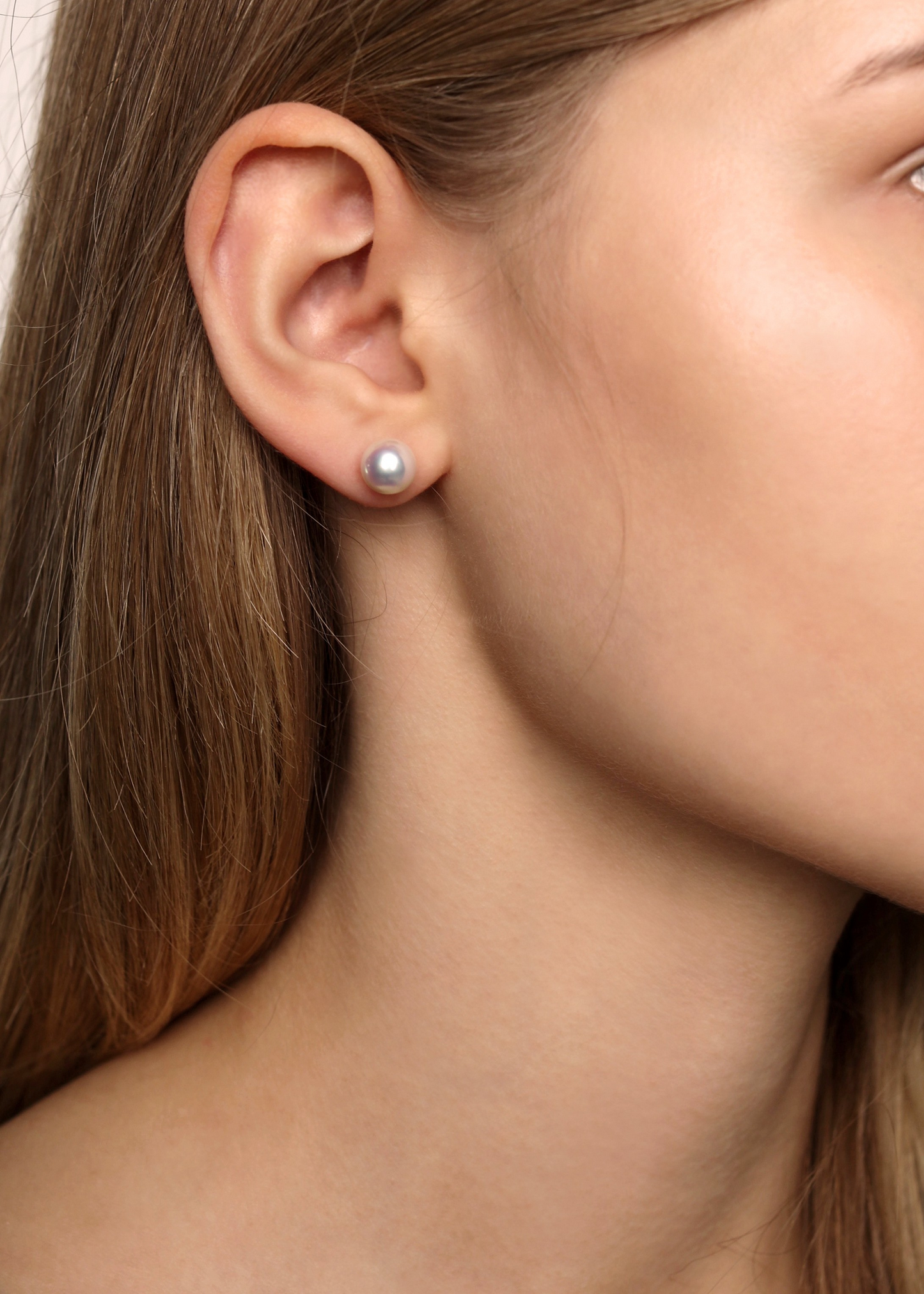 Kolczyki asymetryczne wiszące perły