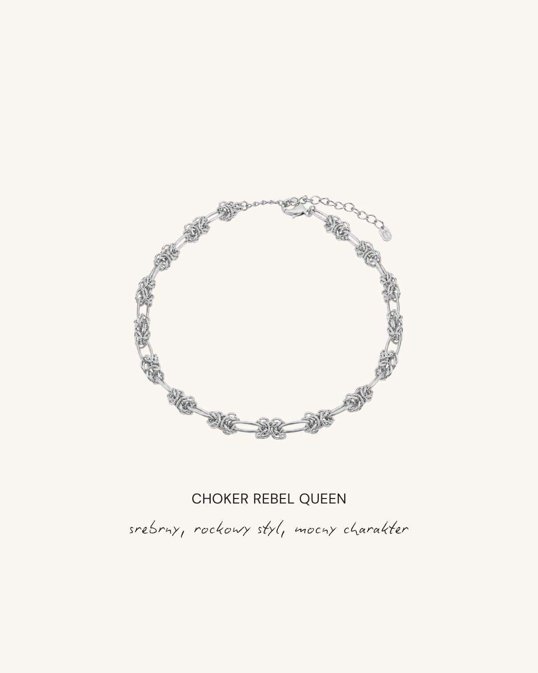 srebrny_rockowy_choker_damski_REBEL_QUEEN_beetles.shop