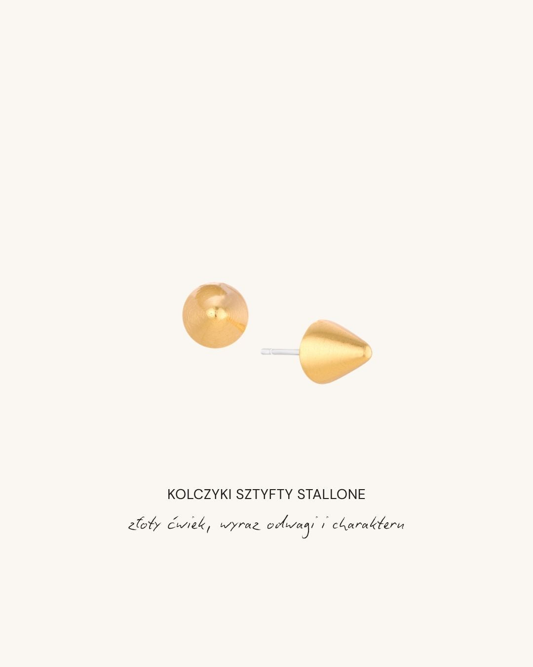 zlote olczyki_na_sztyfcie_w_ksztalcie_cwieka_w_STALLONE_marki_Beetles_minimalistyczna_bizuteria_geometryczna