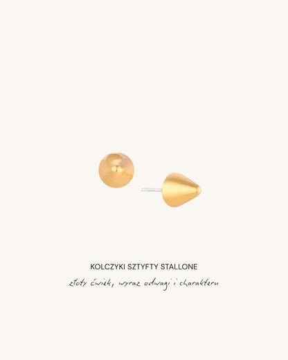 zlote olczyki_na_sztyfcie_w_ksztalcie_cwieka_w_STALLONE_marki_Beetles_minimalistyczna_bizuteria_geometryczna