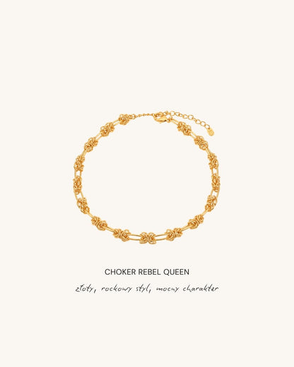 zloty_rockowy_choker_damski_REBEL_QUEEN_beetles.shop