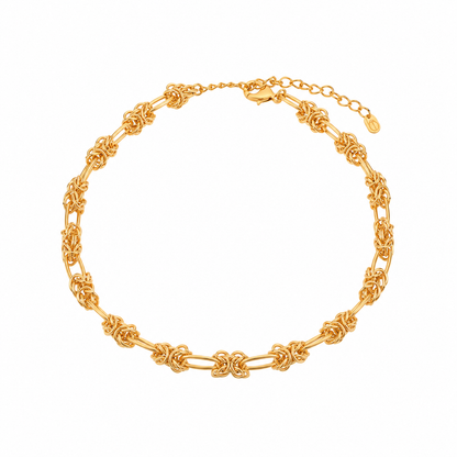 zloty_rockowy choker damski REBEL QUEEN  na bialym tle beetles.shop